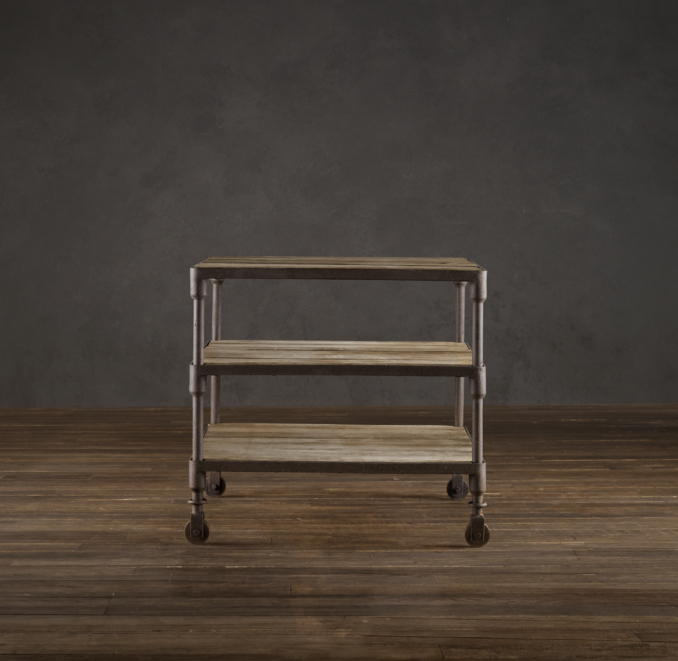 28" Dutch Industrial Side Table