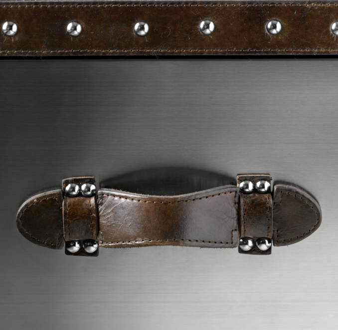 Mayfair Steamer Double Chest Brushed Steel