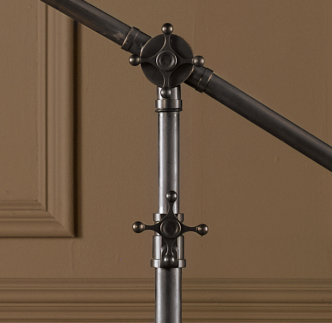 Rowan Pharmacy Task Floor Lamp Bronze
