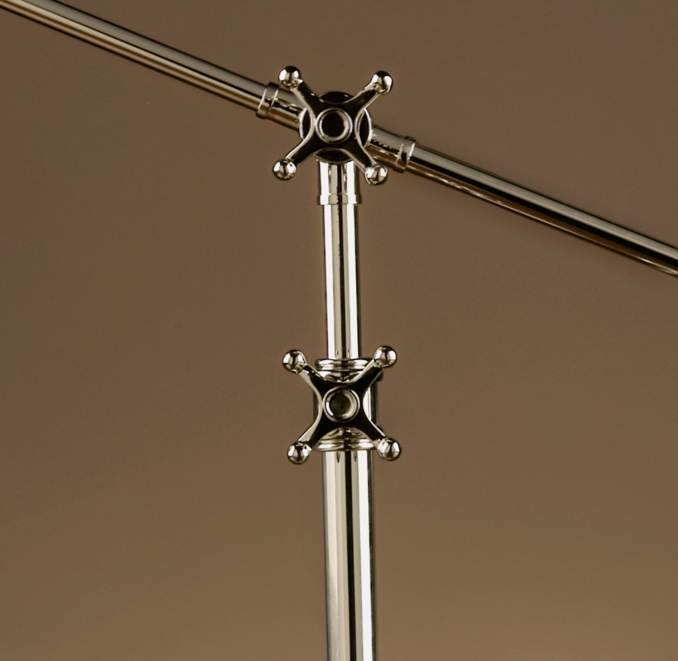 Rowan Pharmacy Task Table Lamp Polished Nickel