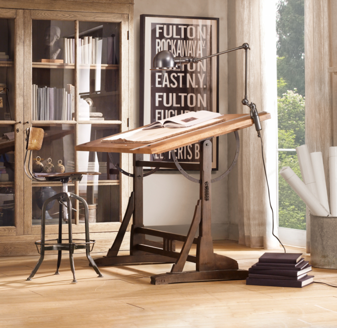 Atelier Task Table Clamp Lamp Bronze