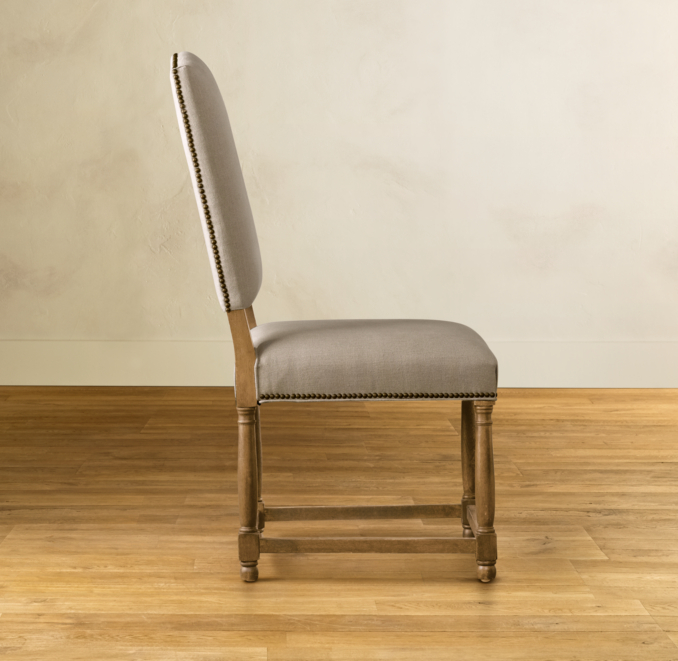 Empire Camelback Upholstered Side Chair