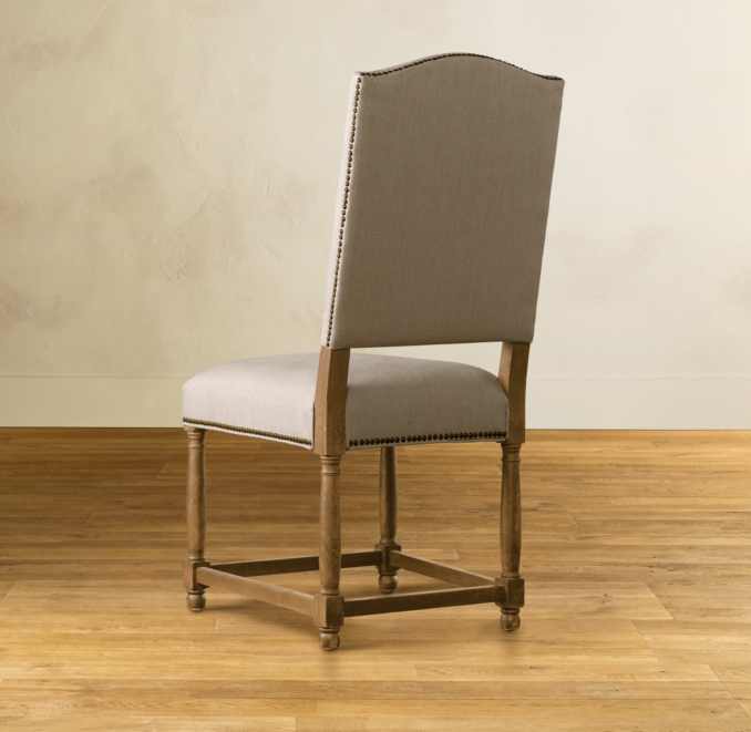 Empire Camelback Upholstered Side Chair
