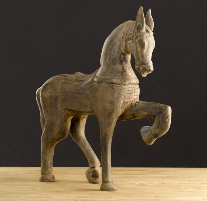 Hand-Carved Horse