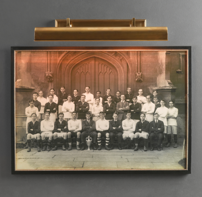 Picture Light Antique Brass