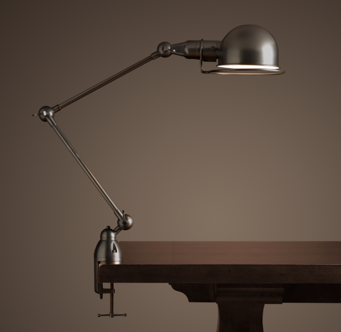 Atelier Task Table Clamp Lamp Bronze