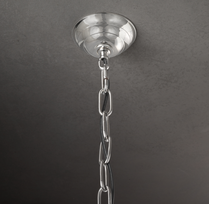Victorian Hotel Pendant Polished Nickel