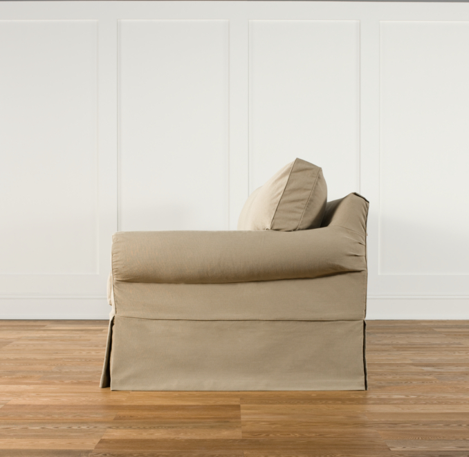 Grand-Scale Roll Arm Slipcovered Sleeper Sofas