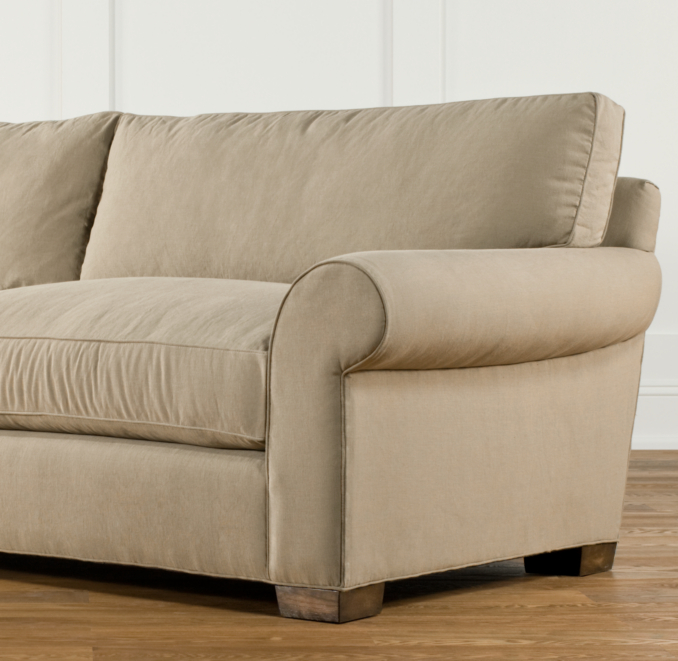 Grand-Scale Roll Arm Upholstered Sleeper Sofas