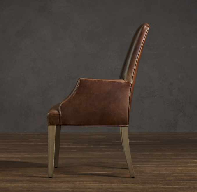 Hudson Camelback Leather Armchair