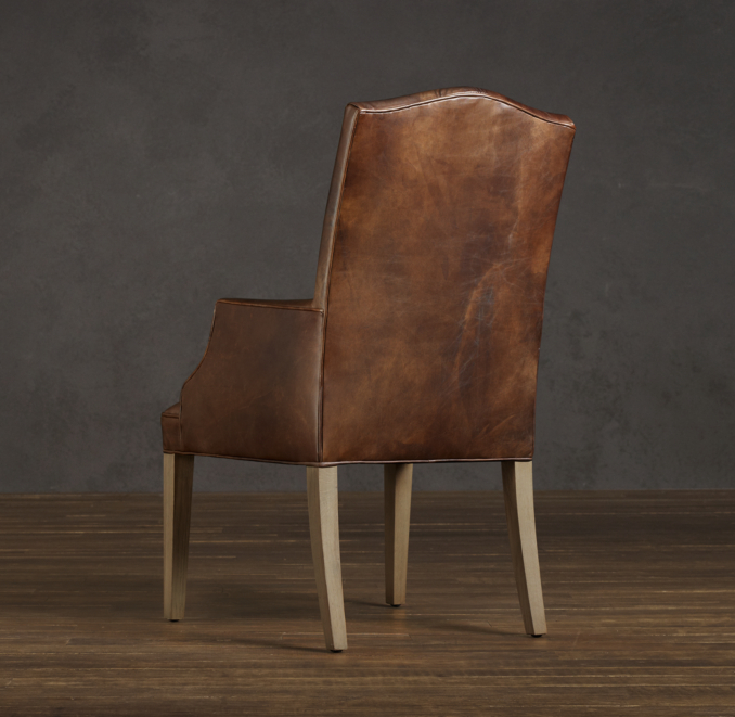 Hudson Camelback Leather Armchair