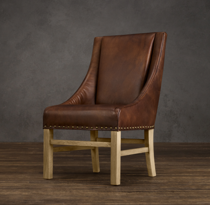 Nailhead Leather Chair