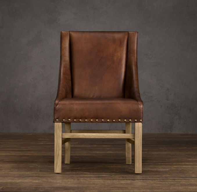 Nailhead Leather Chair