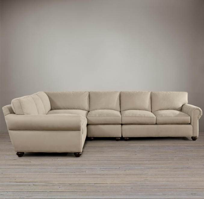 Lancaster Upholstered Left-Arm L-Sectional