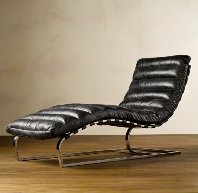 Oviedo Leather Chaise