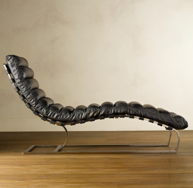 Oviedo Leather Chaise