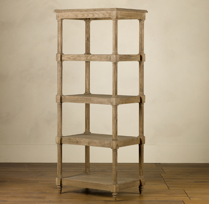 Weathered Oak Étagère Medium