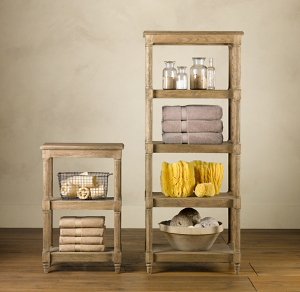 Weathered Oak Étagère Medium