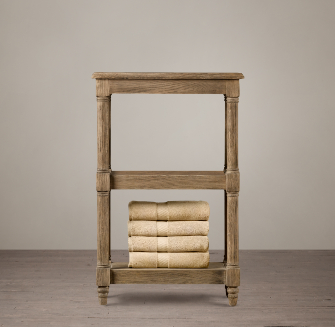 Weathered Oak Étagère Small