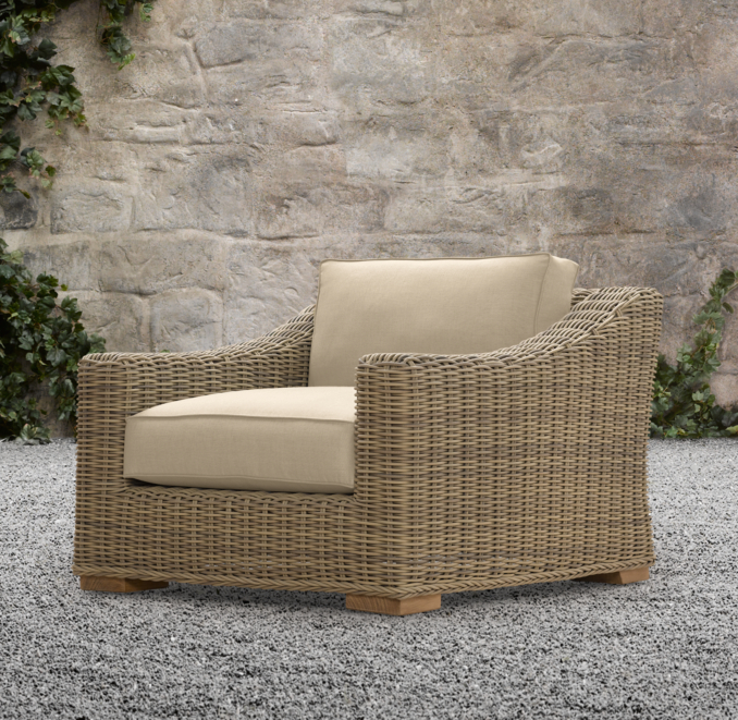 Provence Luxe Lounge Chair Cushions