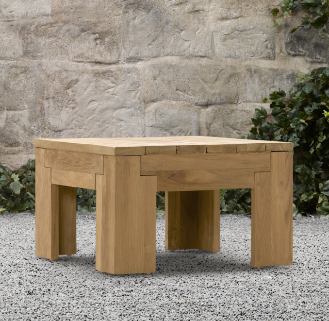 Reclaimed Teak Side Table