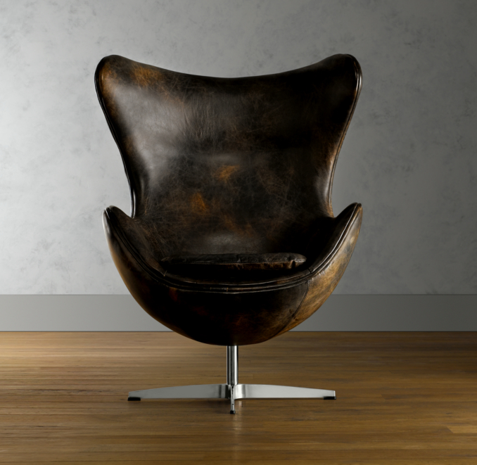 1950s Leather Copenhagen Chair