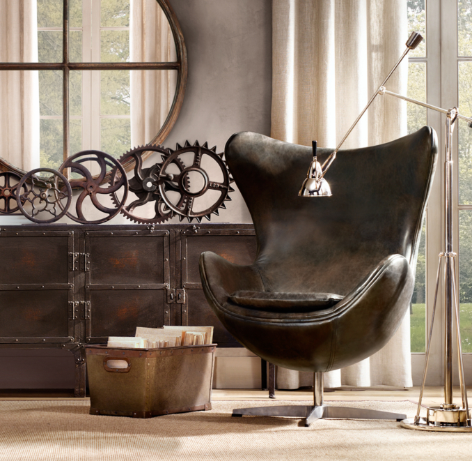 1950s Leather Copenhagen Chair