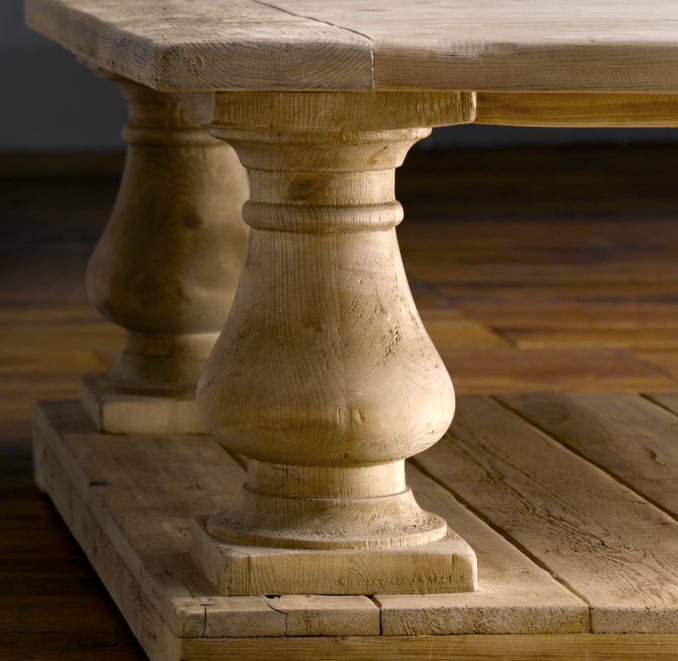 Balustrade Salvaged Wood Coffee Tables