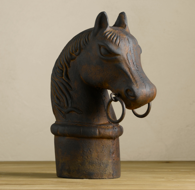cast iron hitching post
