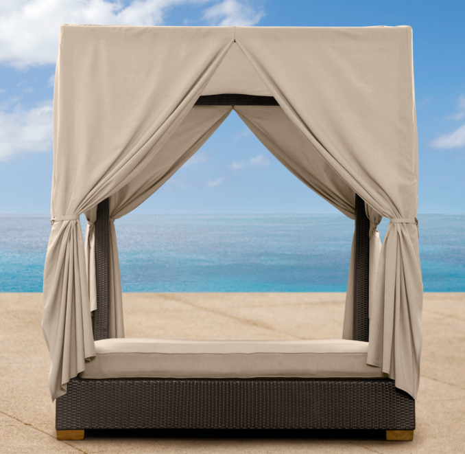 Del Mar Queen Daybed Drapes