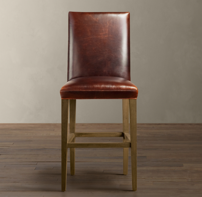 Hudson Parsons Leather Barstool