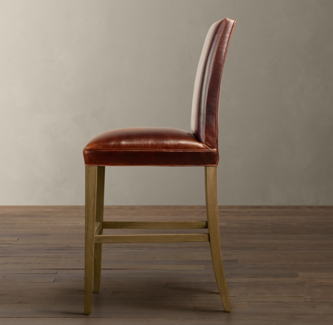 Hudson Parsons Leather Barstool