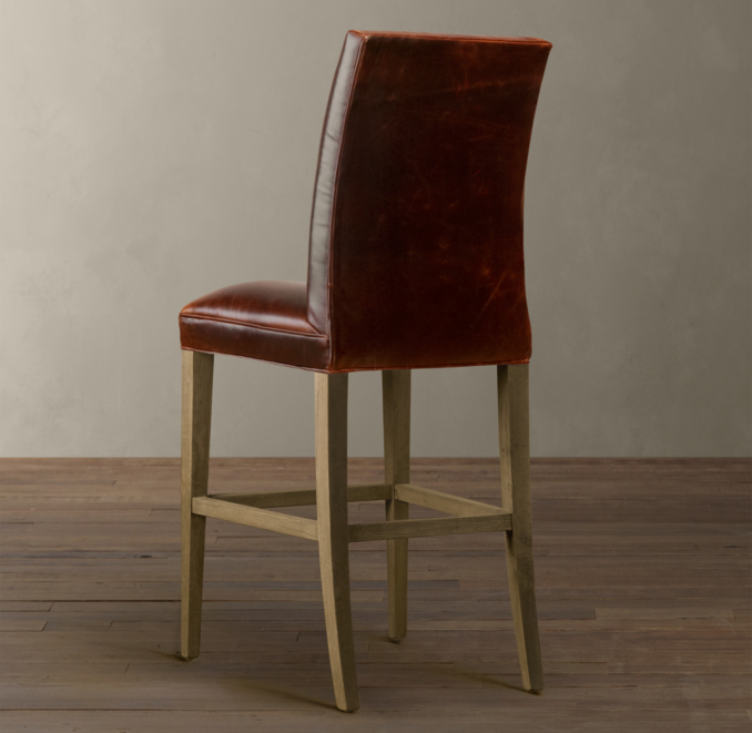 Hudson Parsons Leather Barstool