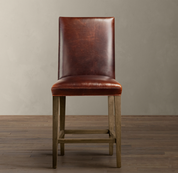 Hudson Parsons Leather Counter Stool