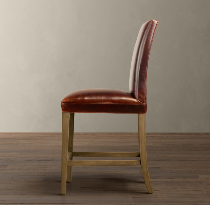 Hudson Parsons Leather Counter Stool