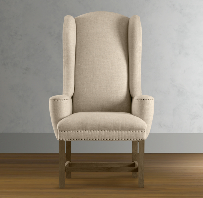 Belfort Wingback Fabric Armchair