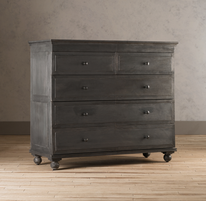 Zinc 5-Drawer Dresser