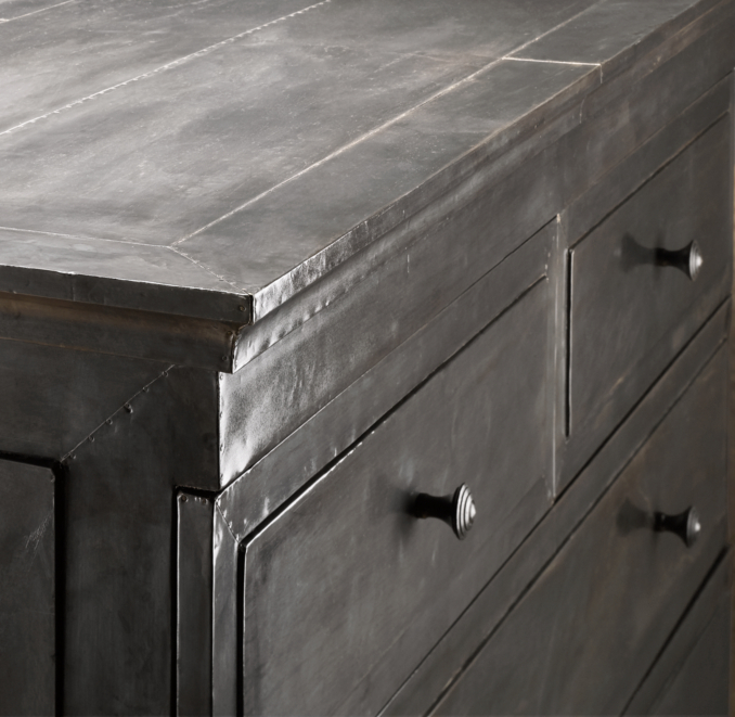 Zinc 5-Drawer Dresser