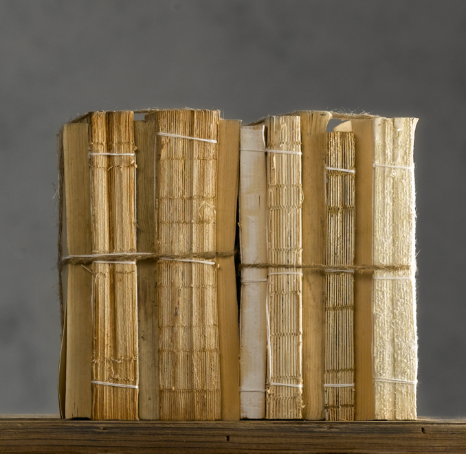 Antiqued Uncovered Book Bundles