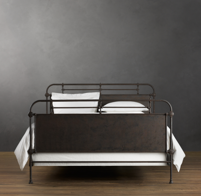 French Académie Iron Bed