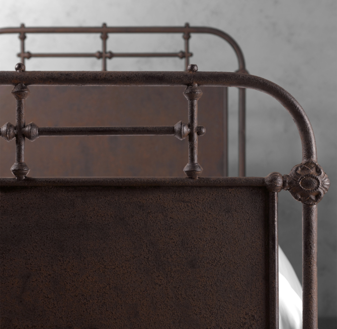 French Académie Iron Bed