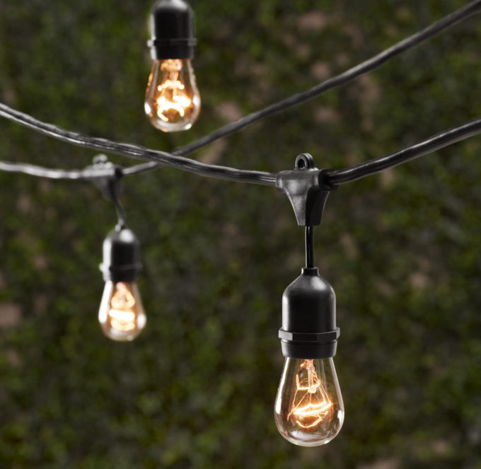 Vintage string lights led outdoor