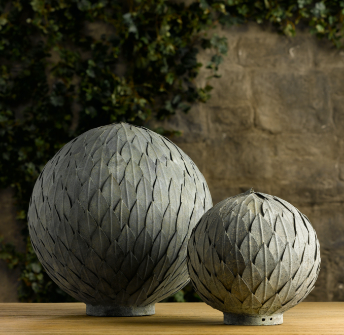 Zinc Leaf Spheres