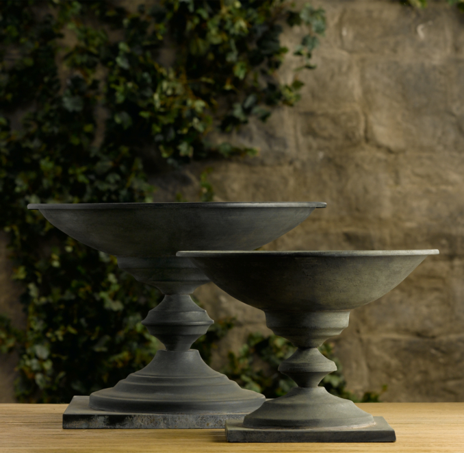 Zinc Footed Bowls