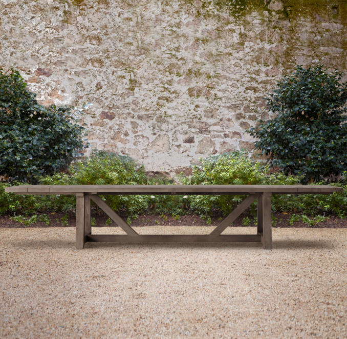 120" Provence Beam Rectangular Dining Table