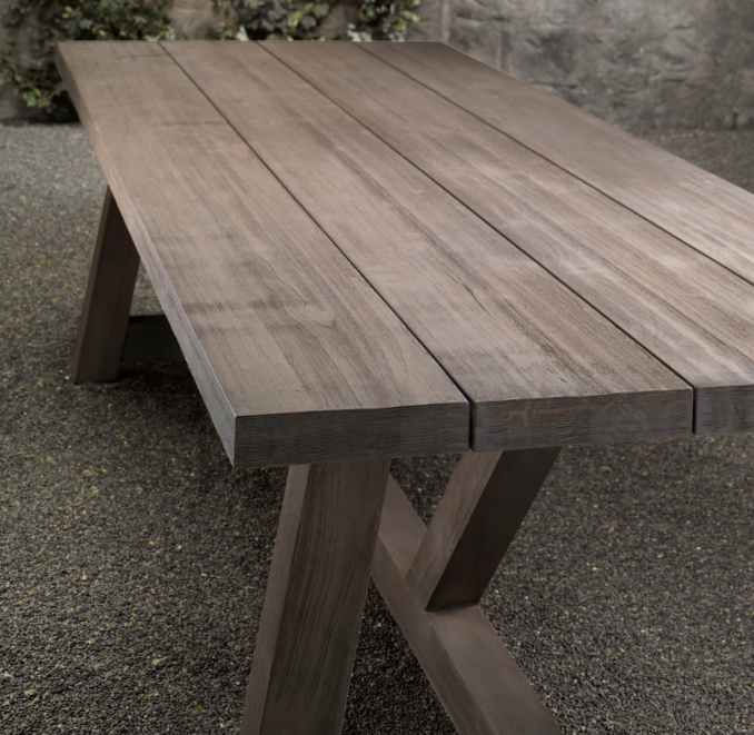 120" Provence Beam Rectangular Dining Table