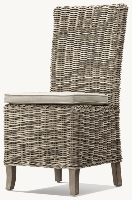 Shown in Grey. Cushion (sold separately) shown in Sand Perennials&#174; Performance Textured Linen Weave.