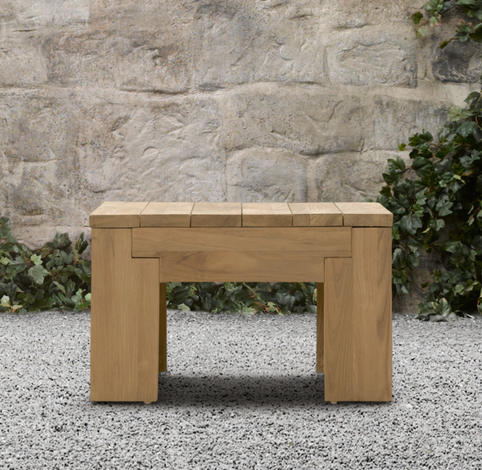 Reclaimed Teak Side Table