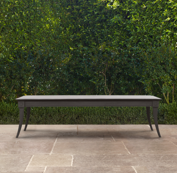 Klismos Coffee Table Painted Metal