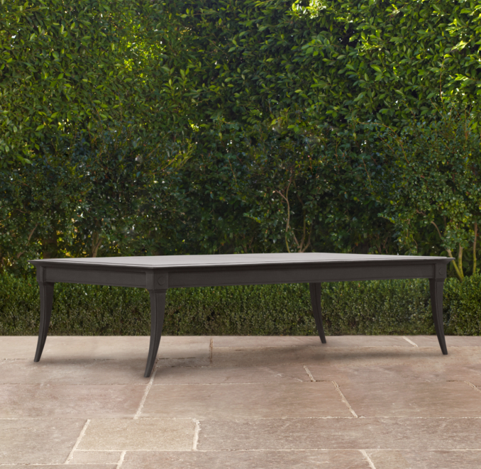 Klismos Coffee Table Painted Metal